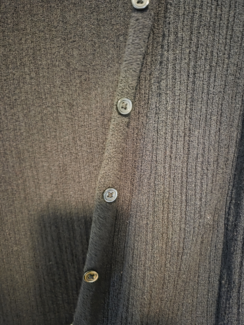 Old Navy Soft Black Ribbed Cardigan Sweater Size 2X - Picture 3 of 8
